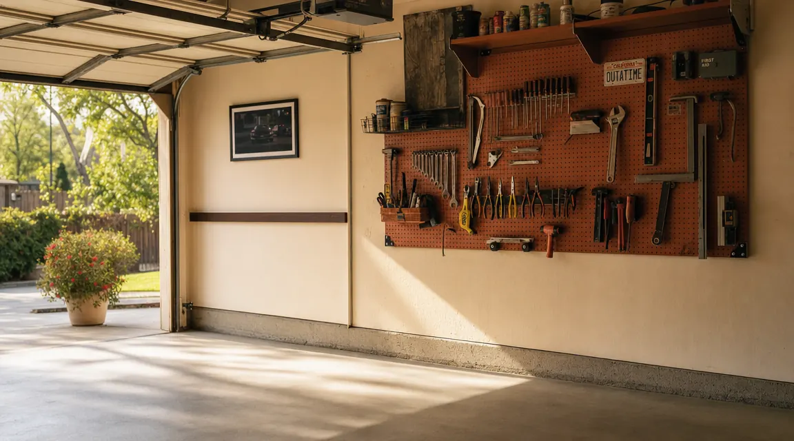 10 Reasons a Garage Pegboard Beats Shelves for Tool Storage